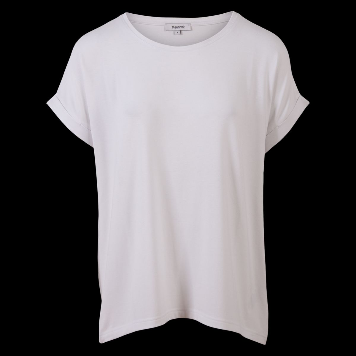 Steenholt Joan Dame T-shirt - Bright White - 44