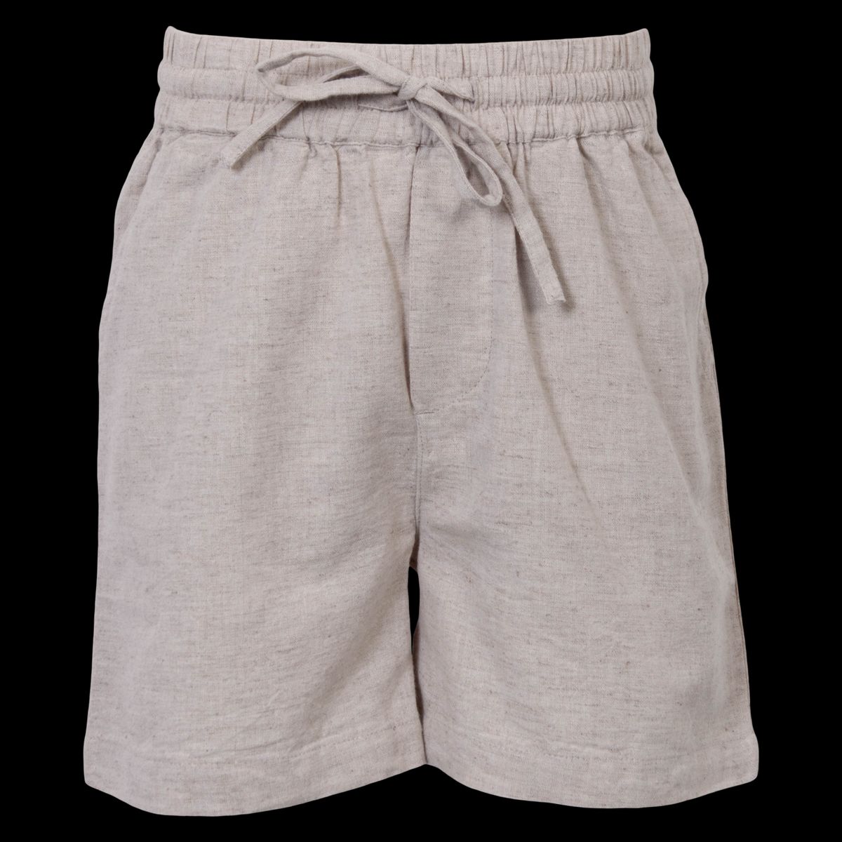 Steenholt Linett Børne Shorts i hørmix - Woody - 122/128