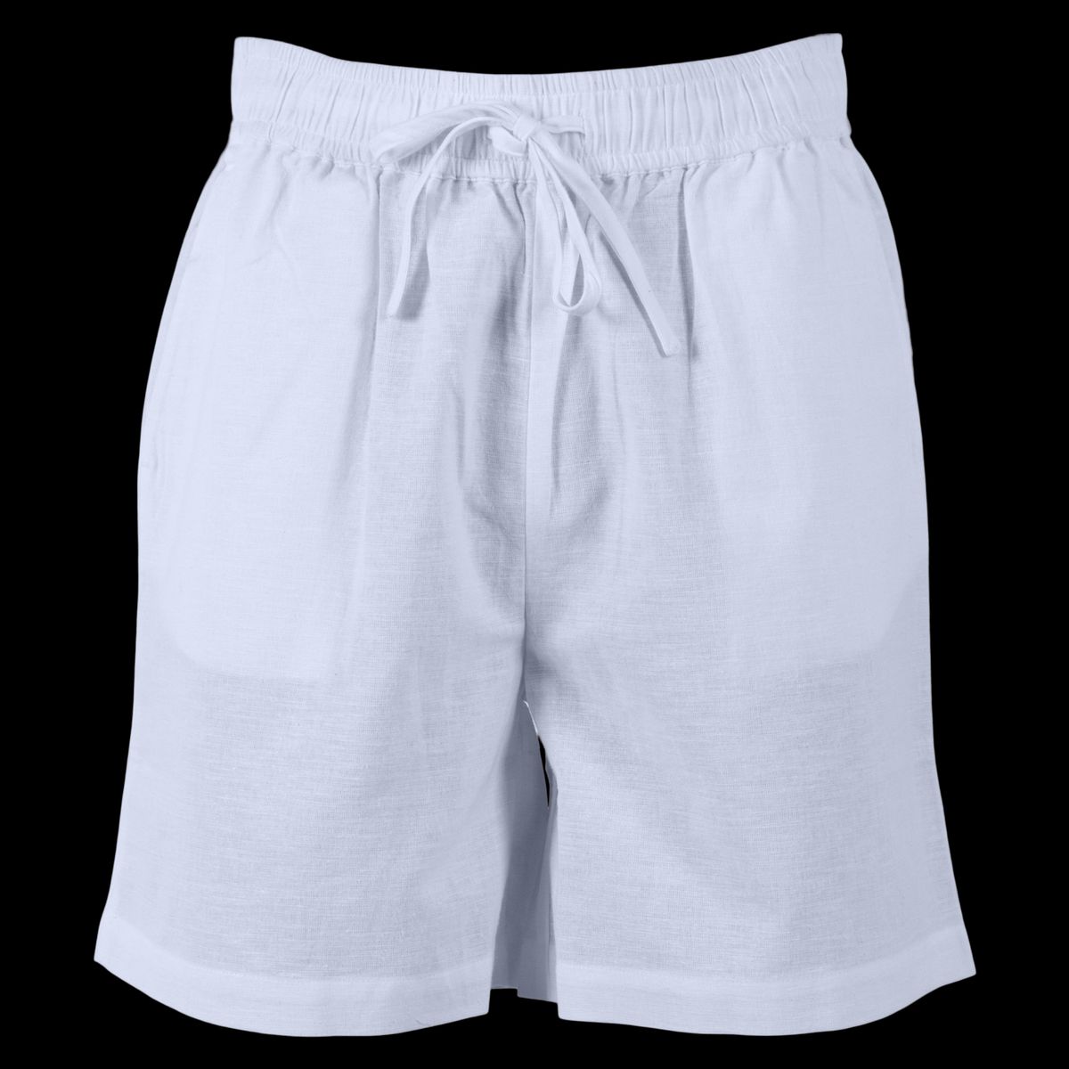 Steenholt Linett Dame Shorts i hørmix - Heavenly Blue - 44