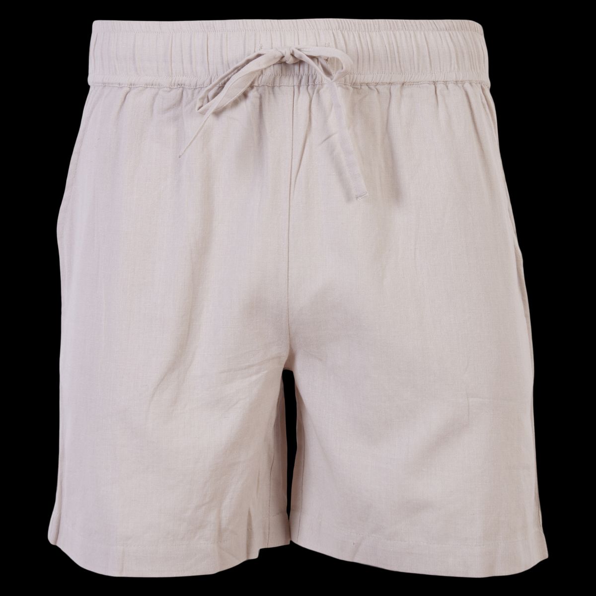 Steenholt Linett Dame Shorts i hørmix - Sand - L