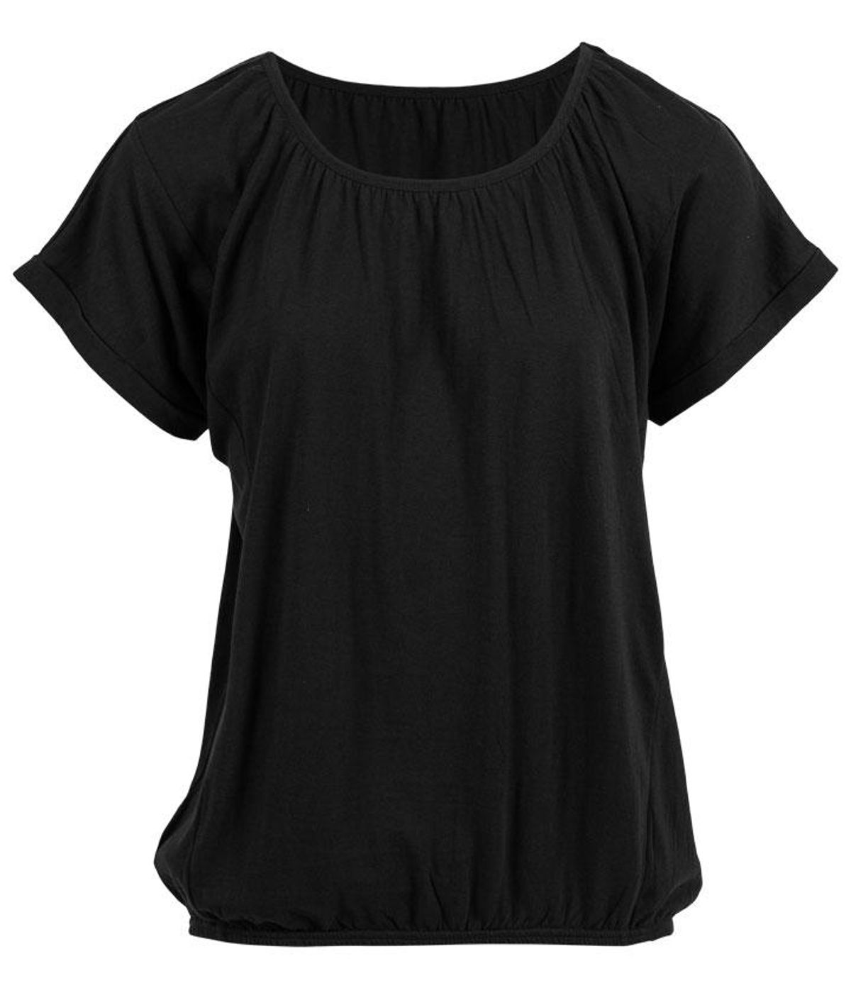 Steenholt Nima Dame T-shirt - Jet Black - 44