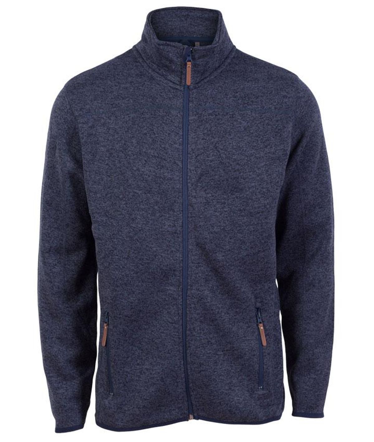 Steenholt Ocean Herre Fleecejakke - Melange Blue - 2XL