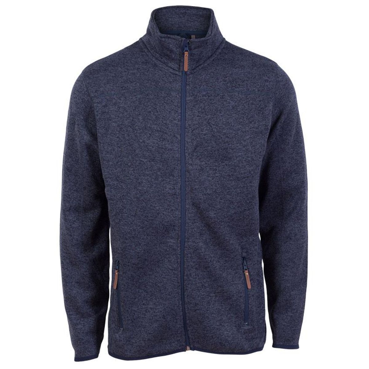 Steenholt Ocean Herre Fleecejakke - Melange Blue - L