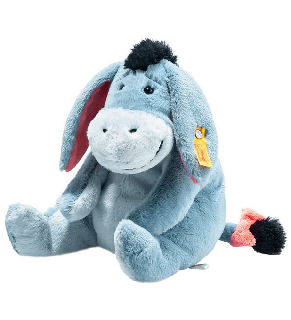 Steiff Bamse - 25 cm. - Eeyore - Sitting - Grå/Blå