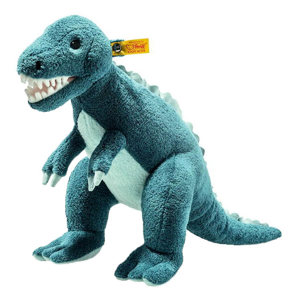 Steiff Bamse - 35 cm. - Thaisen T-Rex - Grøn