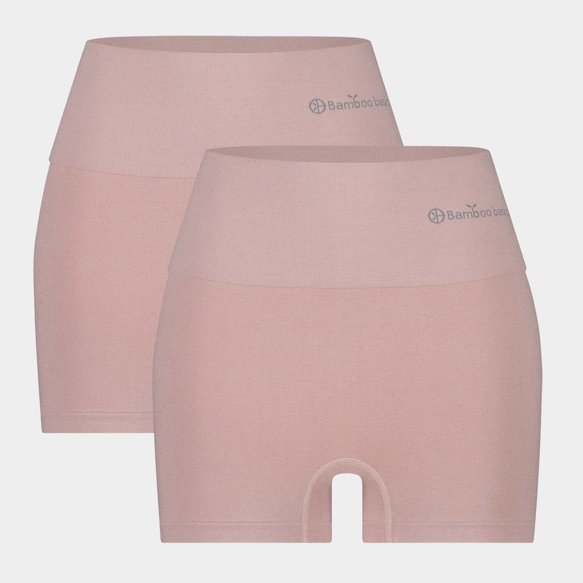 Stella højtaljede, korrigerende Rose nude bambus hotpants - Bamboo Basics, L