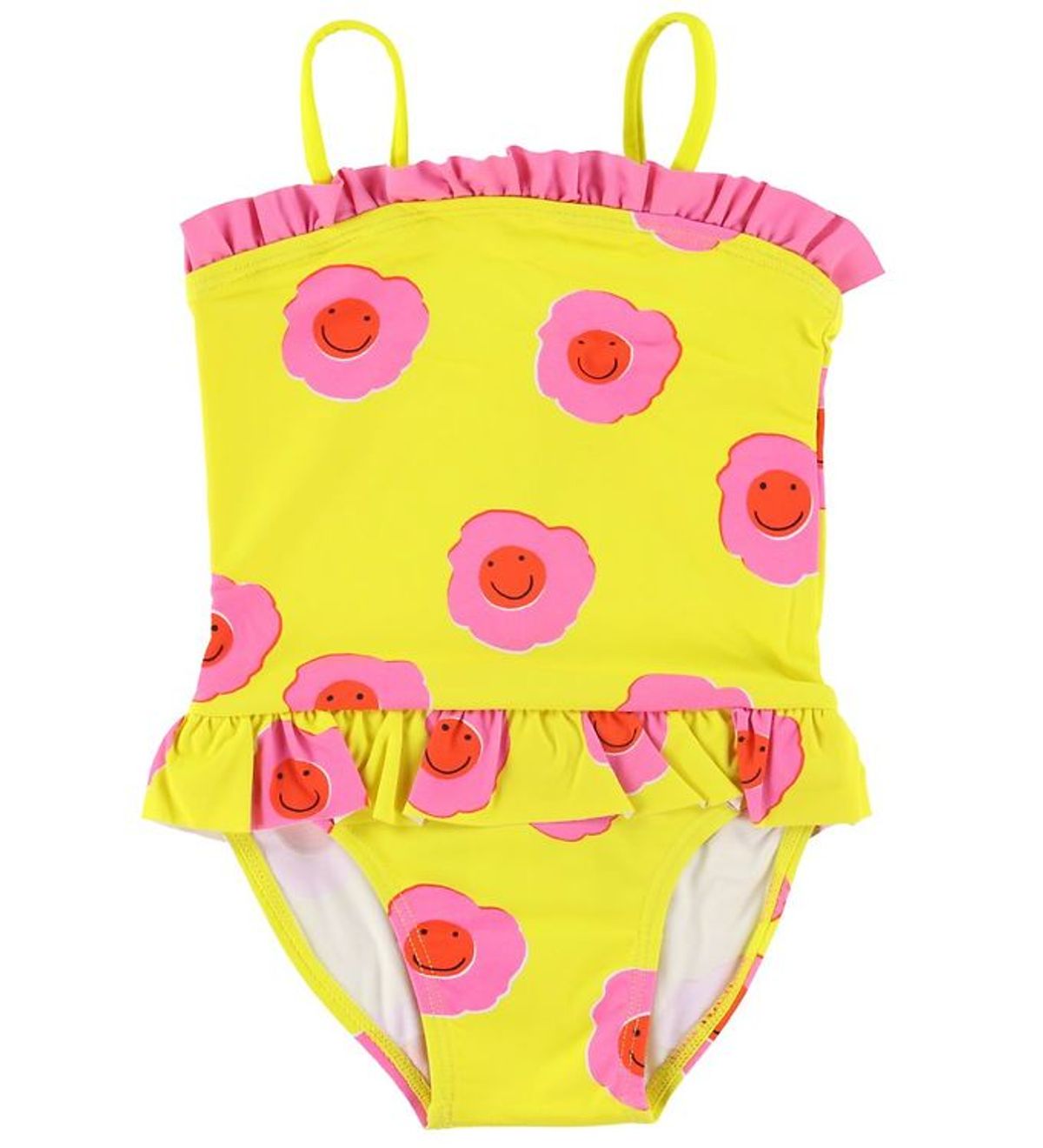 Stella McCartney Kids Badedragt - UV50+ - Gul m. Blomster