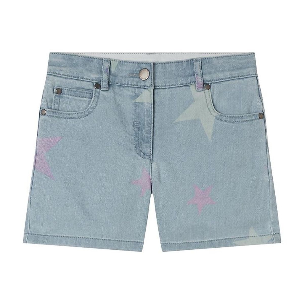 Stella McCartney Kids Denimshorts - Celeste m. Stjerner