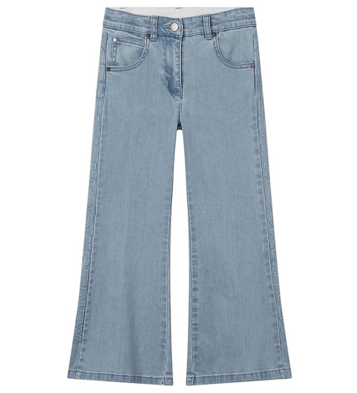 Stella McCartney Kids Jeans - Lyseblå m. Logo