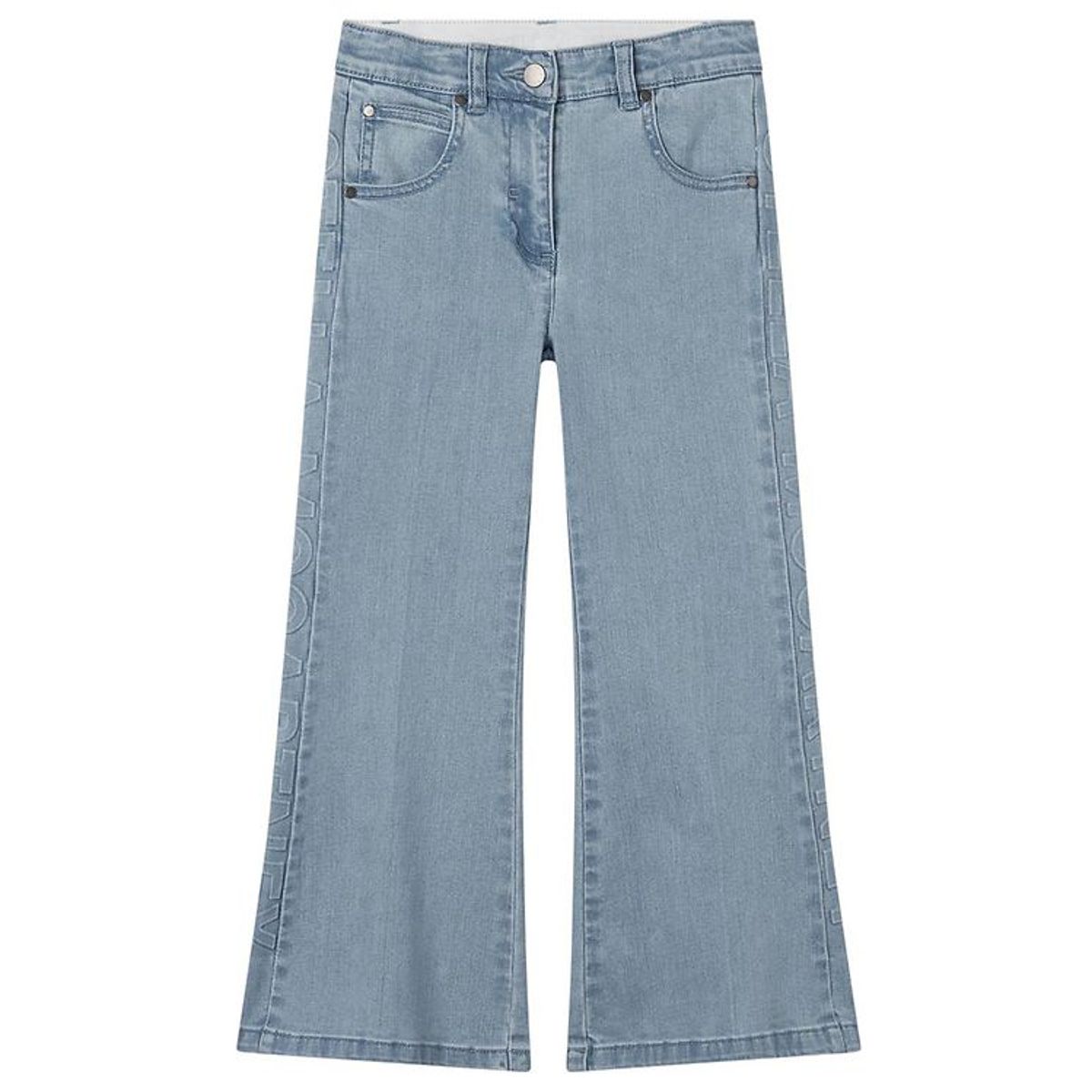 Stella McCartney Kids Jeans - Lyseblå m. Logo