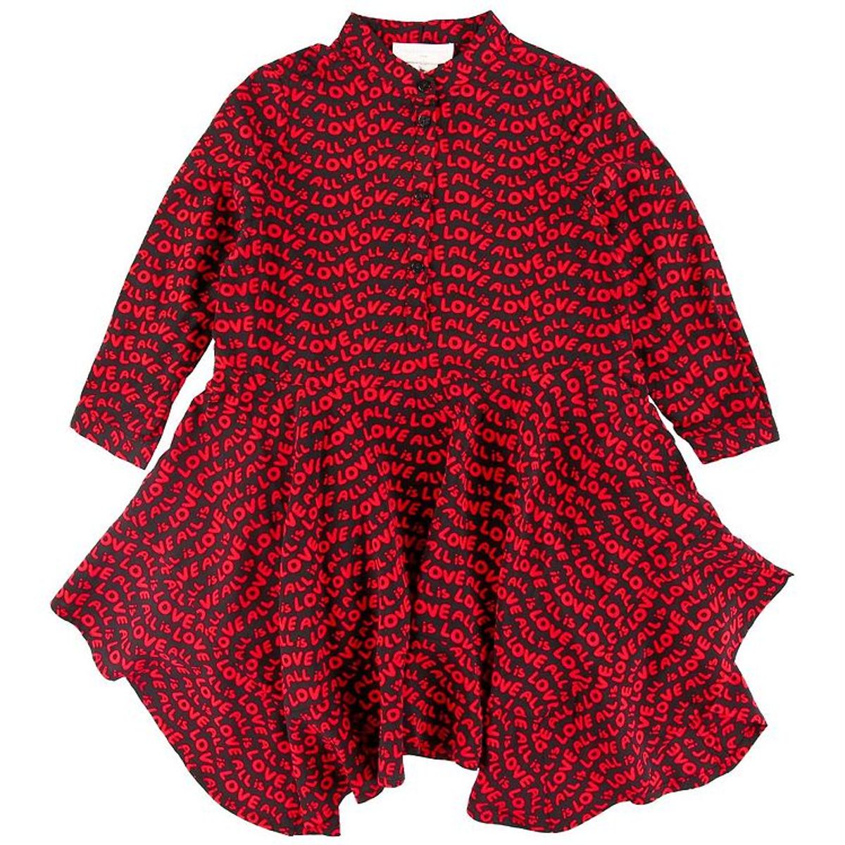 Stella McCartney Kids Kjole - All Is Love - Sort/Rød