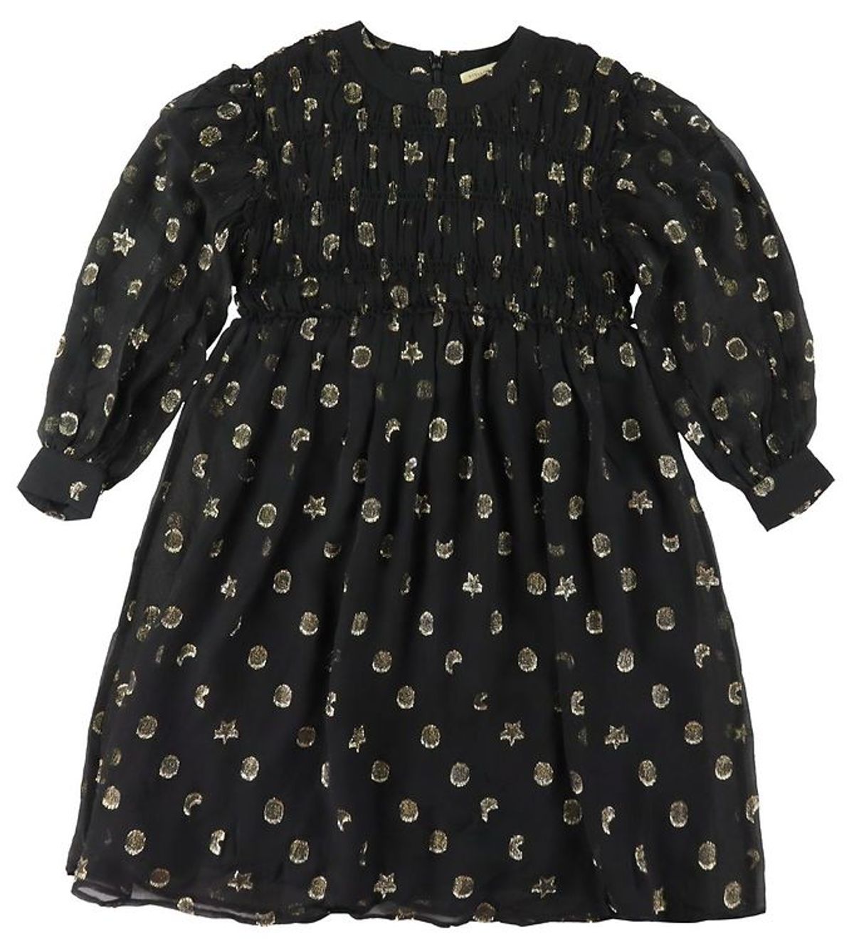 Stella McCartney Kids Kjole - Sort/Guld