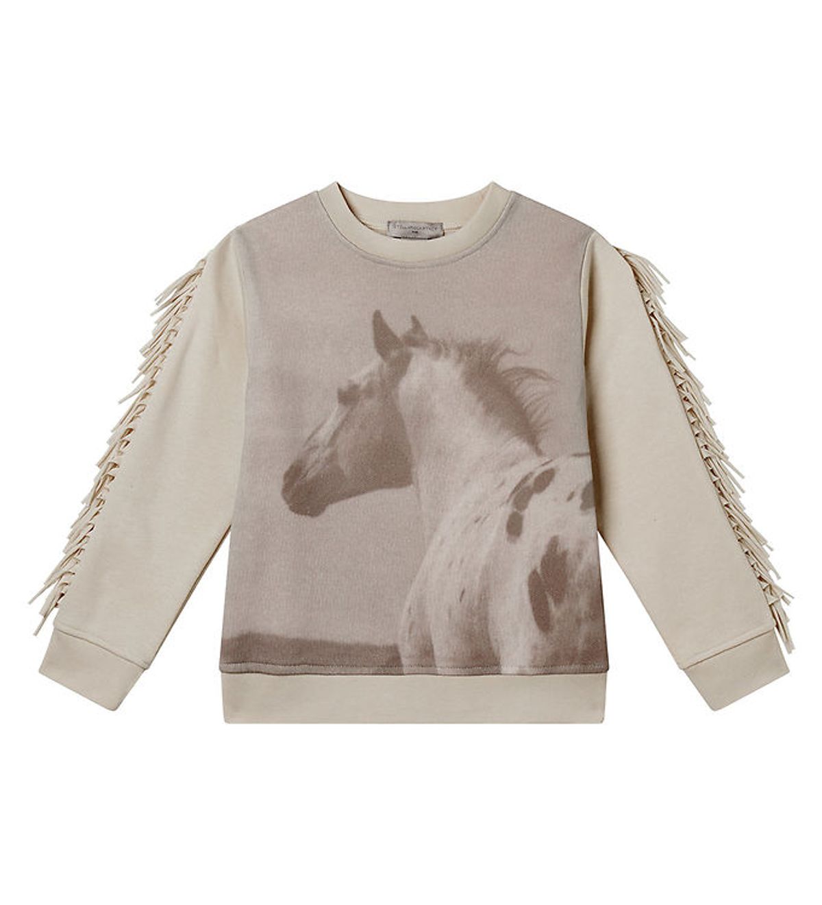 Stella McCartney Kids Sweatshirt - Creme m. Hest