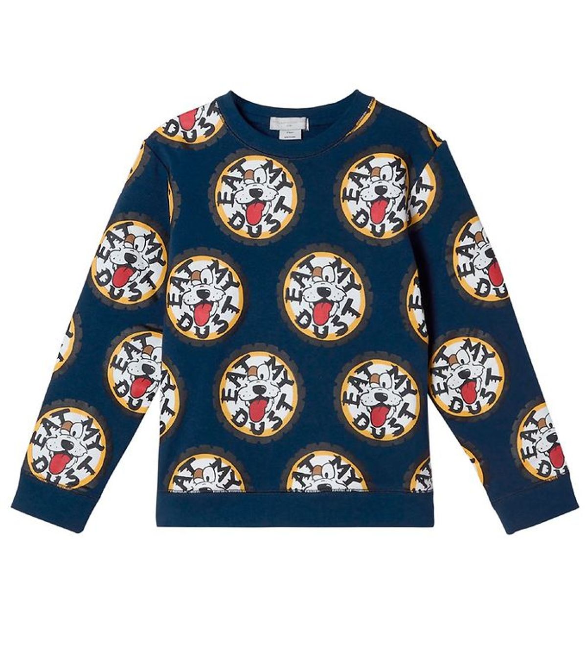 Stella McCartney Kids Sweatshirt - Eat My Dust - Blå m. Hunde