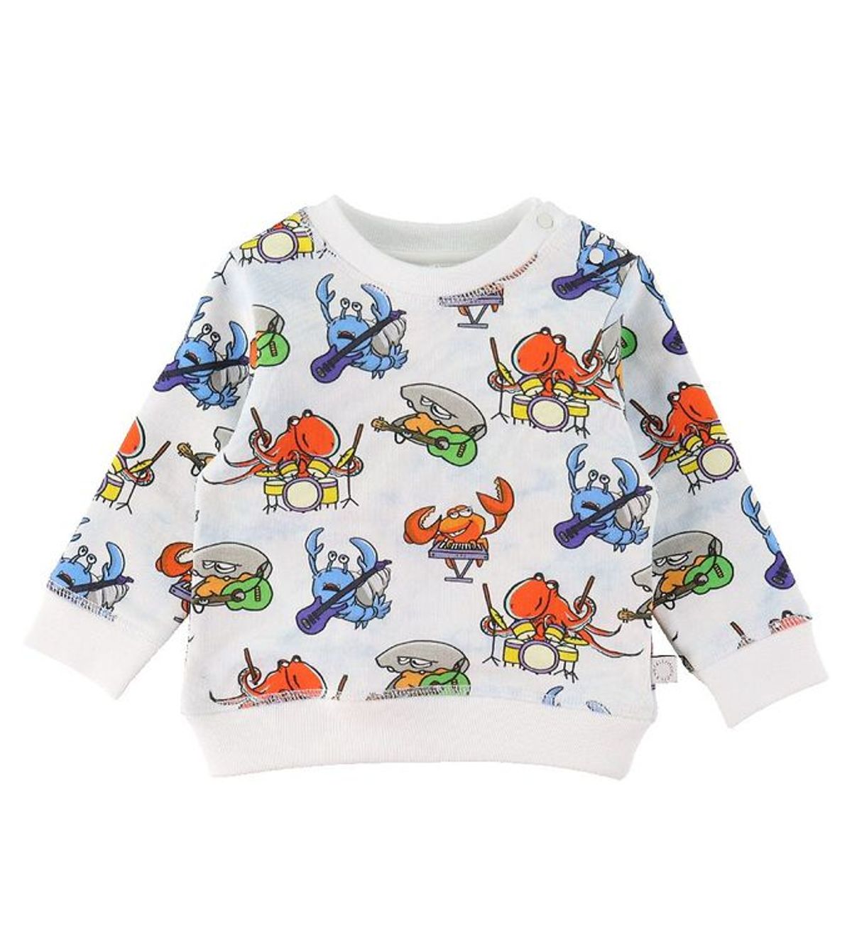 Stella McCartney Kids Sweatshirt - Hvid m. Havprint