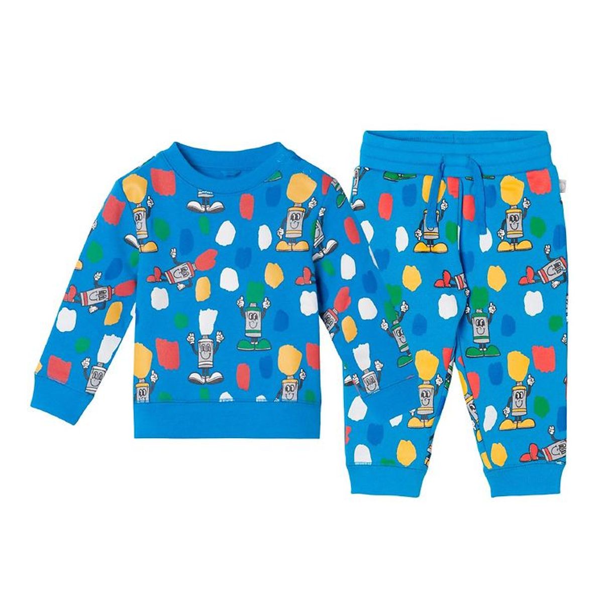 Stella McCartney Kids Sweatsæt - Paint Tube - Blå