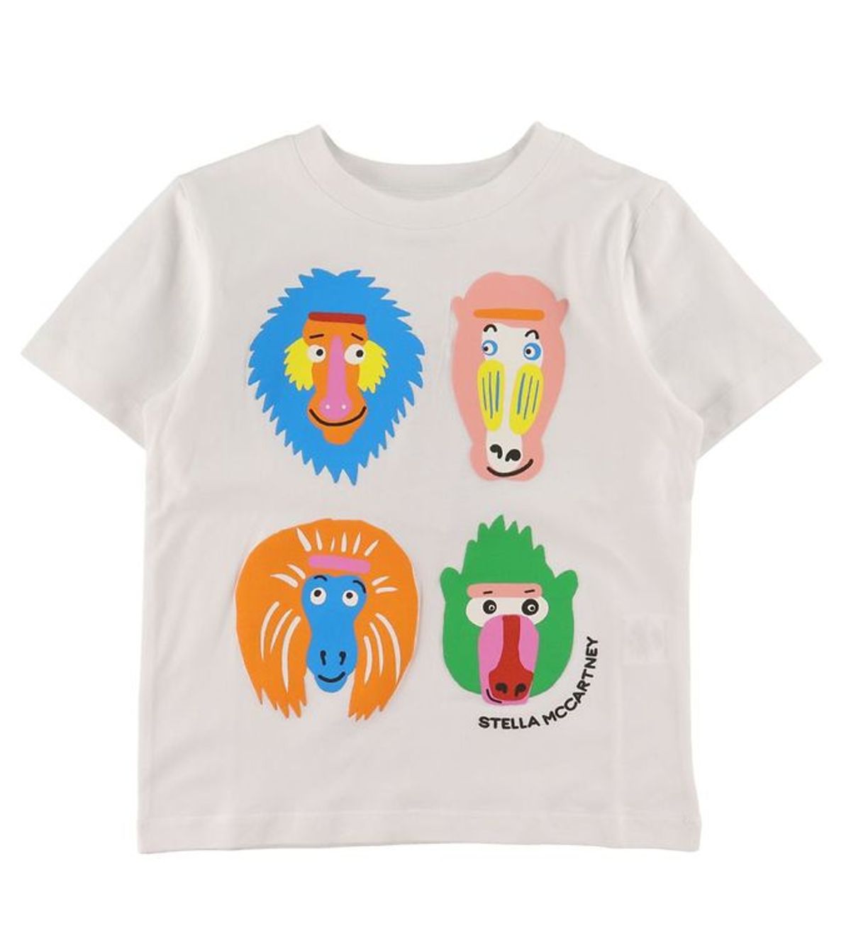 Stella McCartney Kids T-shirt - Hvid m. Aber