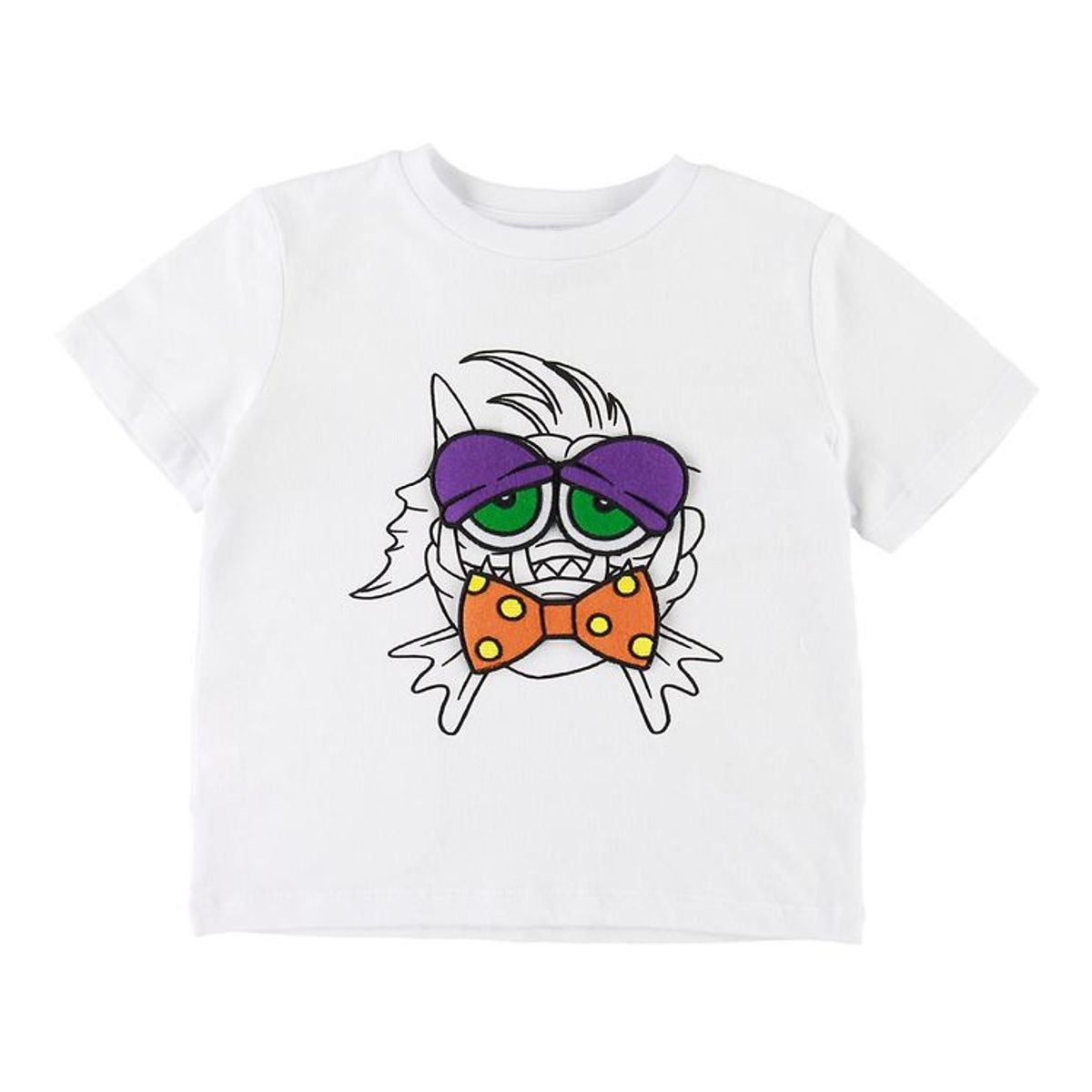 Stella McCartney Kids T-shirt - Hvid m. Fisk/Patches