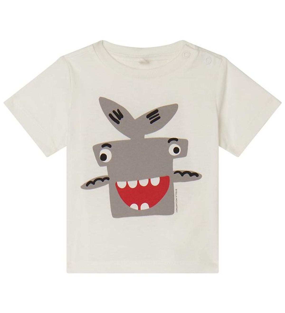 Stella McCartney Kids T-shirt - Hvid m. Haj