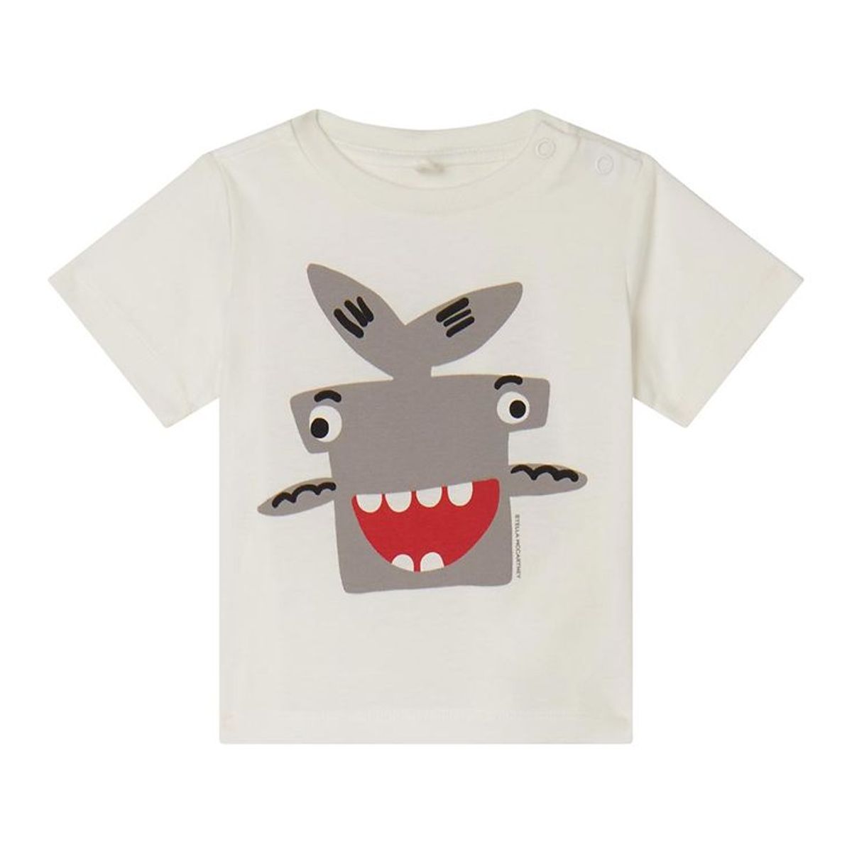 Stella McCartney Kids T-shirt - Hvid m. Haj