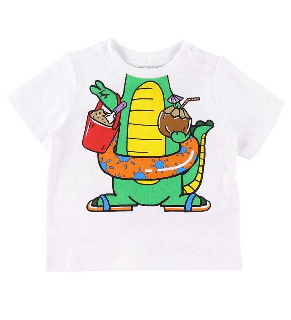 Stella McCartney Kids T-shirt - Hvid m. Tryk