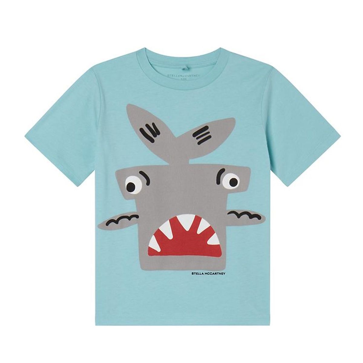 Stella McCartney Kids T-shirt - Lyseblå m. Haj