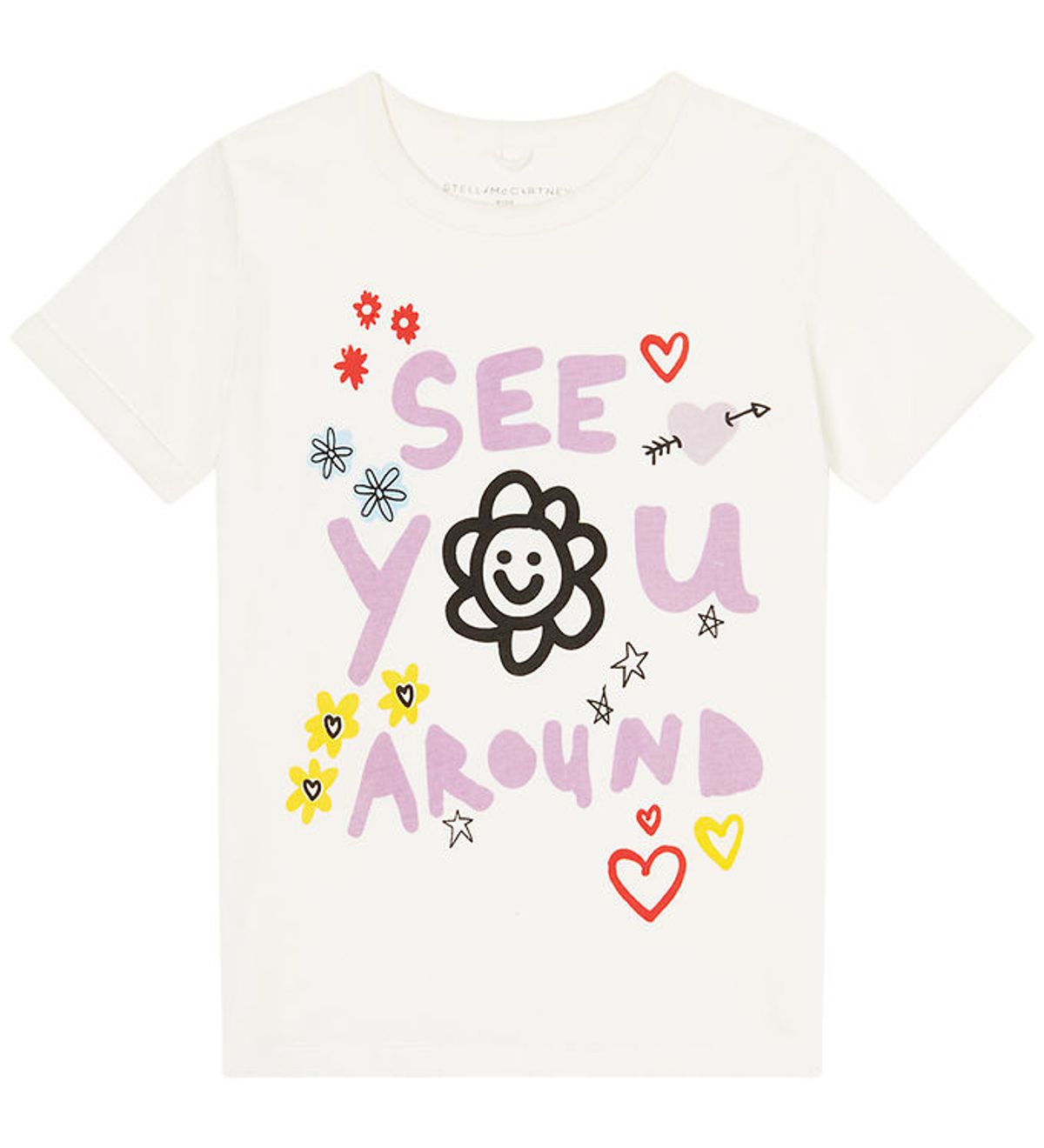 Stella McCartney Kids T-shirt - Off White m. Print