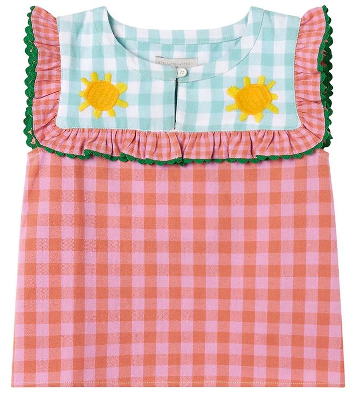 Stella McCartney Kids Top - Rosa/Orangeternet m. Grøn