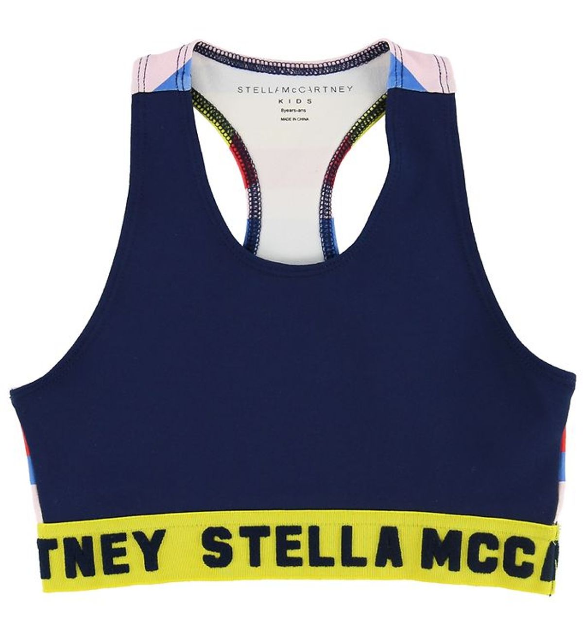 Stella McCartney Kids Træningstop - Navy m. Striber