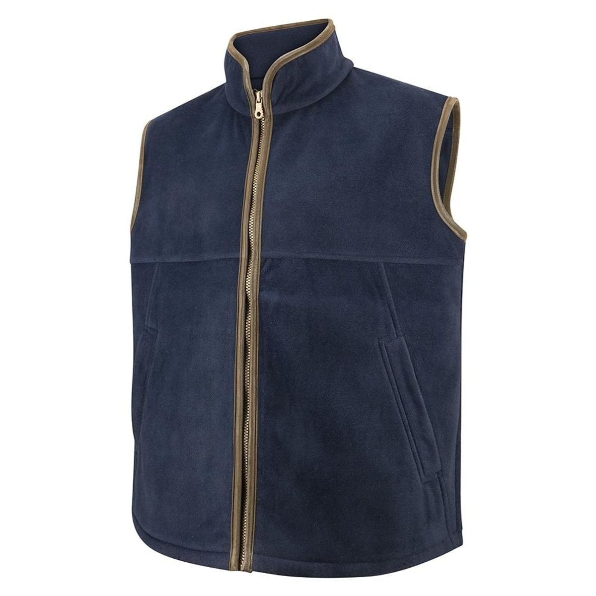 Stenton Marineblå Fleece Gilet vest - L