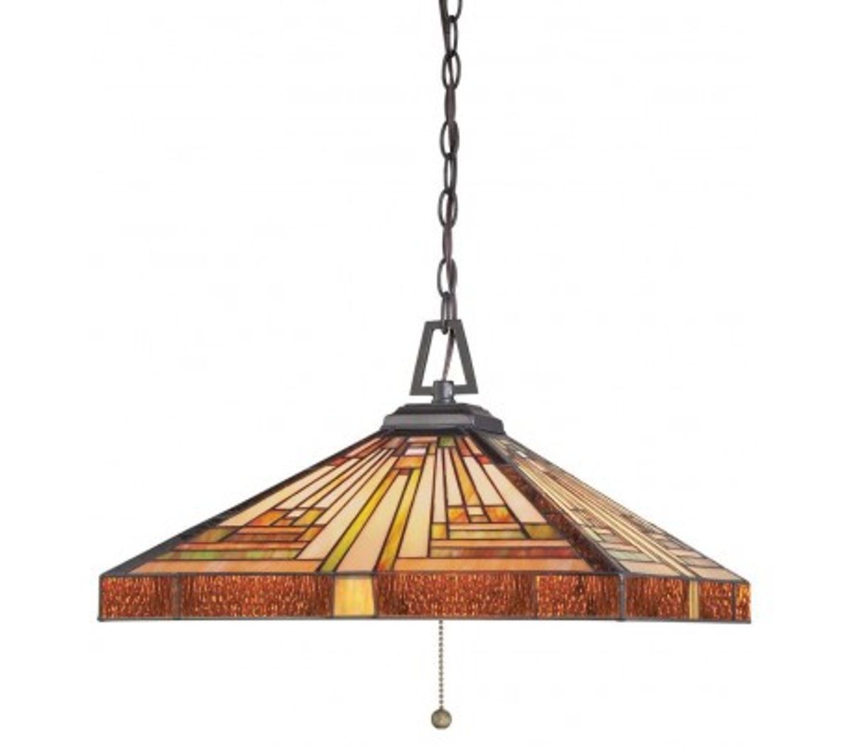 Stephen Tiffany loftlampe til 3 x E27 lyskilder Ø45,7 cm