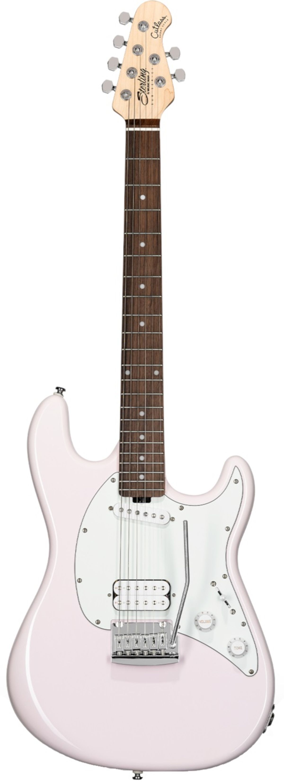 Sterling By Music Man Cutlass CTSS30HS Short Scale El Guitar - Shell Pink