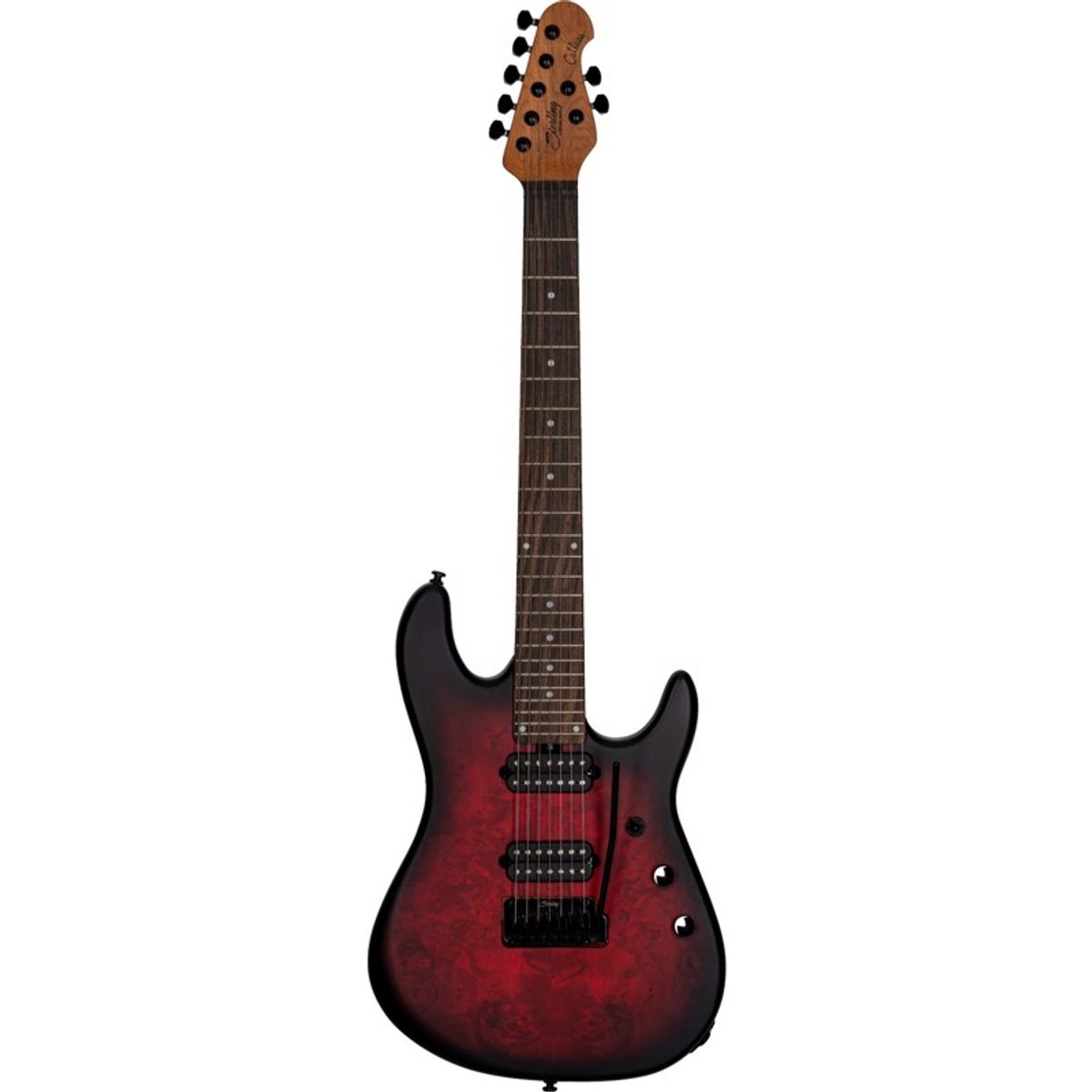 Sterling by Music Man Richardson7 Dark Scarlet Burst Satin