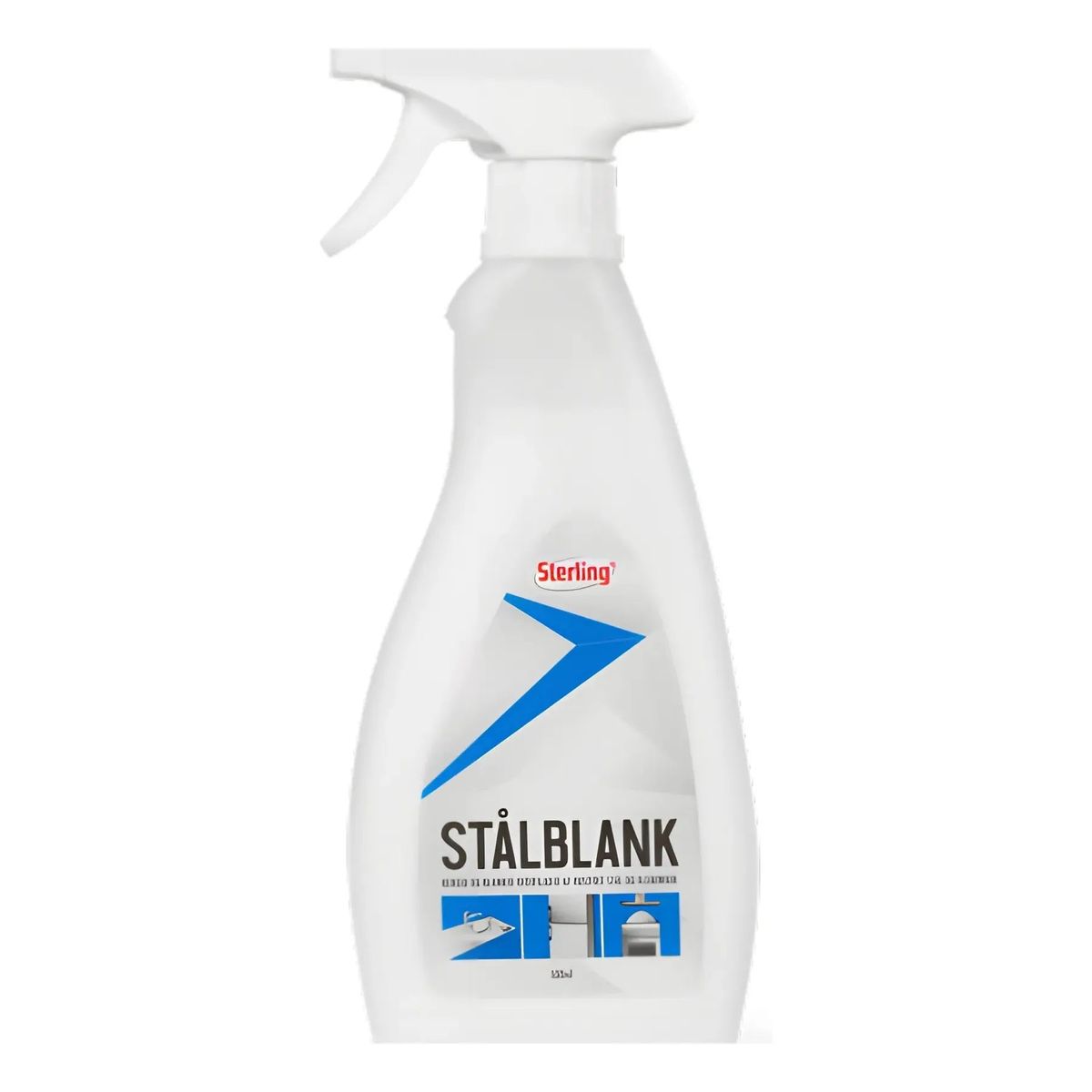 Sterling Stålblank spray, 500 ml.