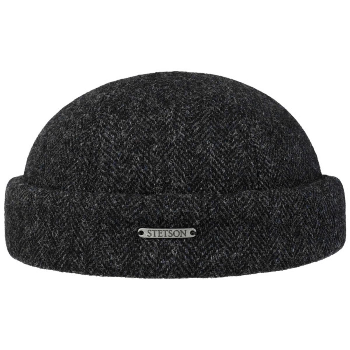 Stetson Docker Herringbone wool, mørkegrå-2XL - Hue