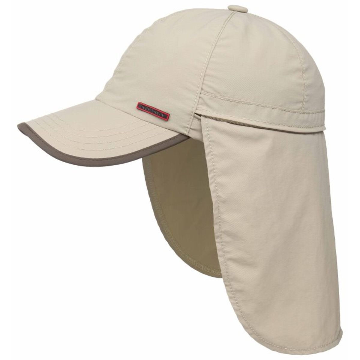 Stetson Sanibel Outdoor cap m/nakkeskygge UPF40+, Beige-S - Baseball cap, kasket