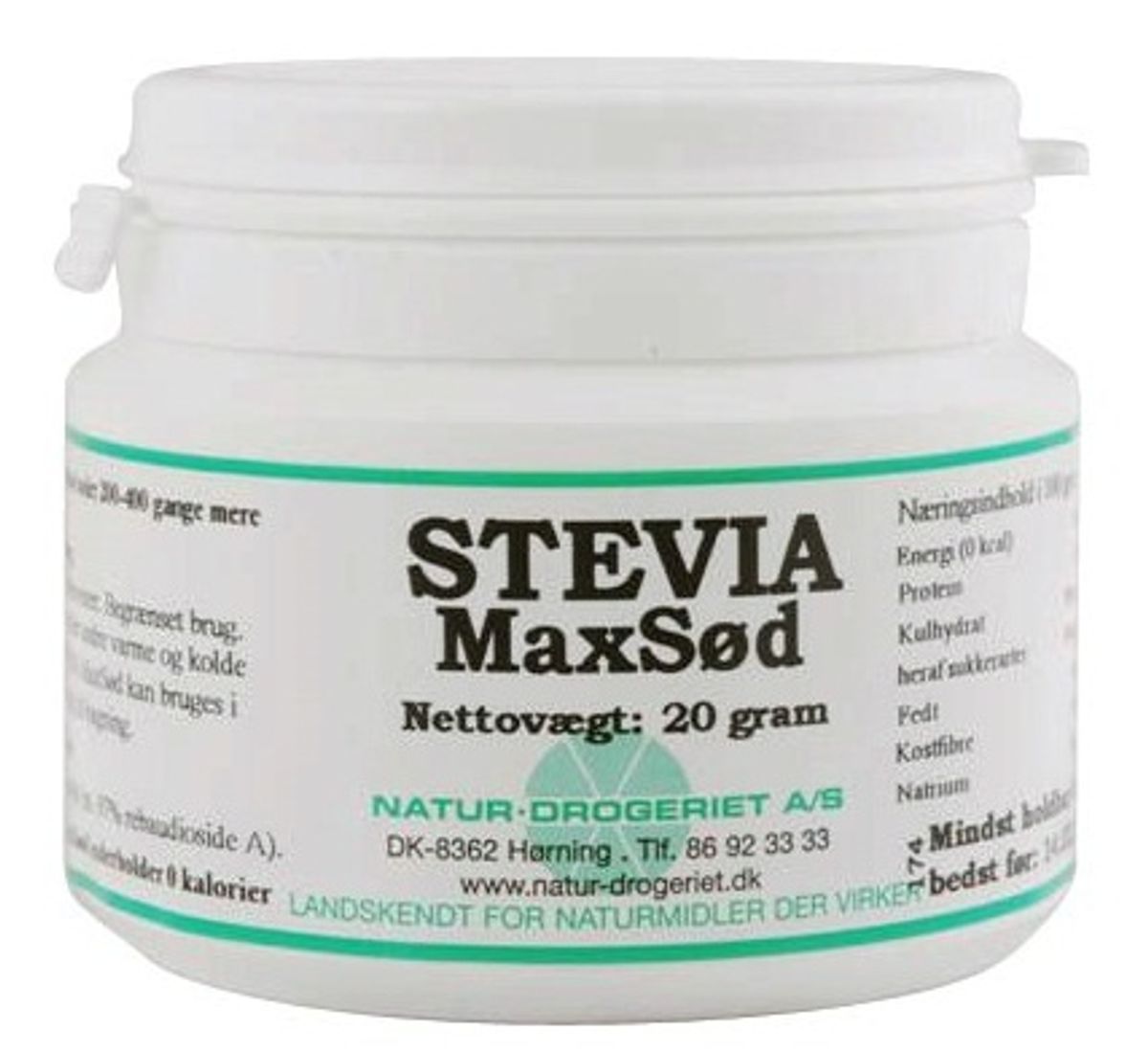 Stevia MaxSød, 20g.