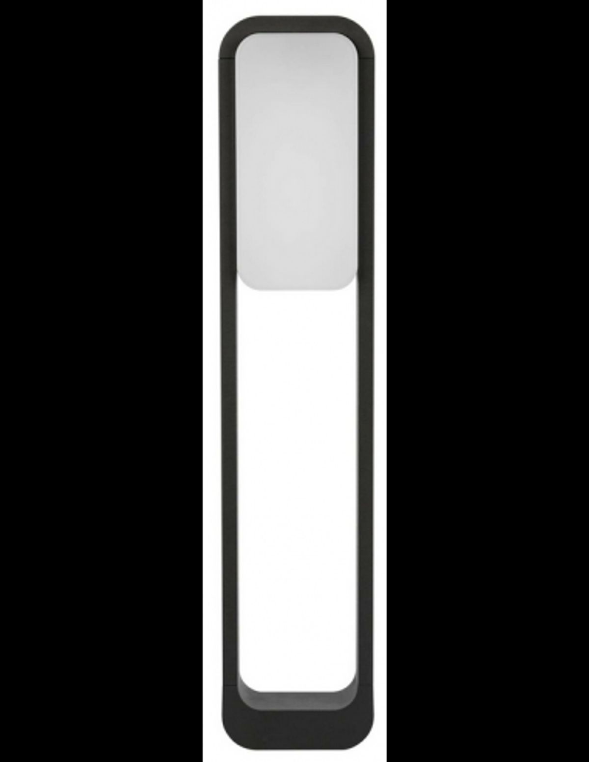 STICKER Udendørs bedlampe i aluminium og polycarbonat H72 cm 10W SMD LED - Mørkegrå/Hvid