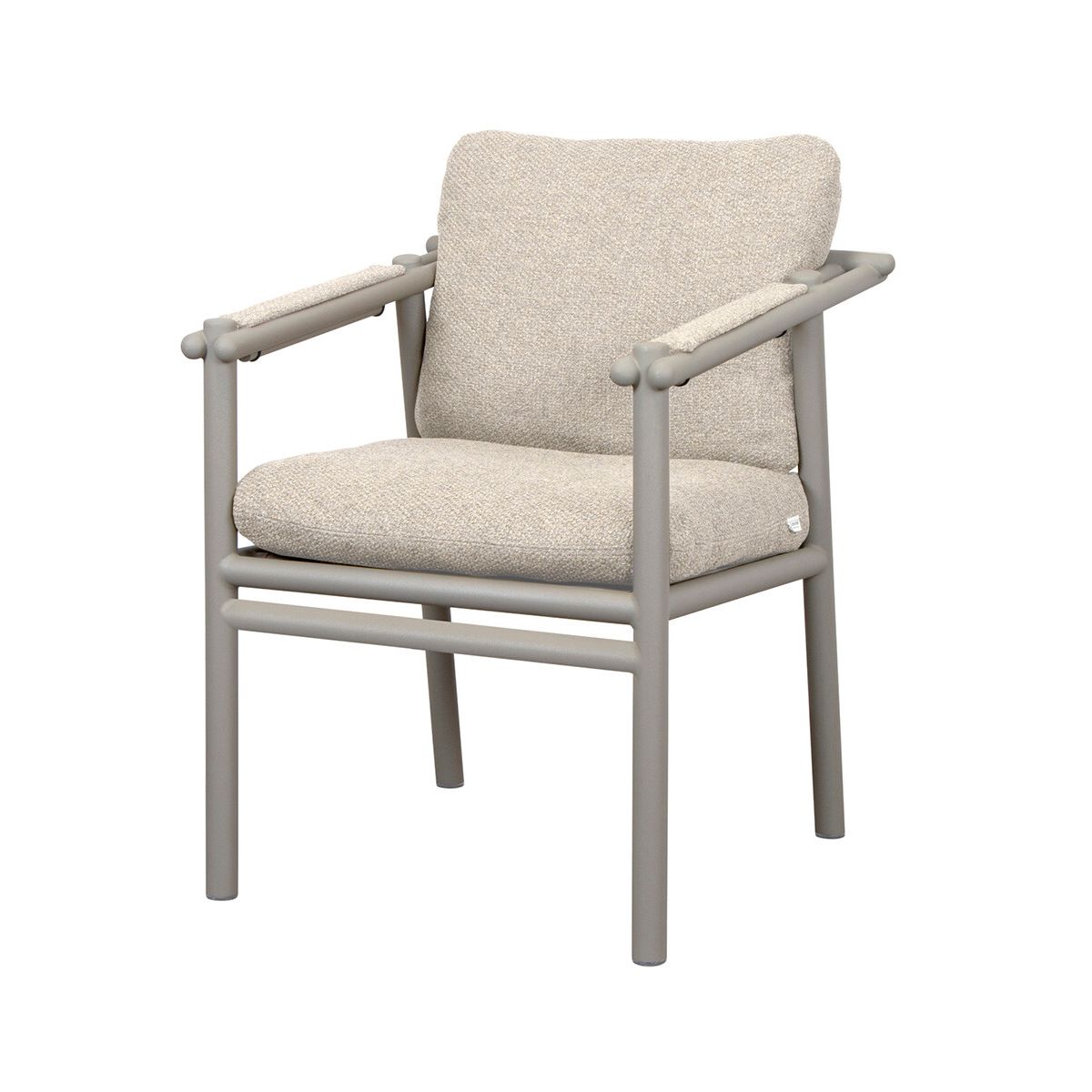 Sticks Chair, taupe aluminium fra Cane-line (Desert Sand, Cane-line Rise)