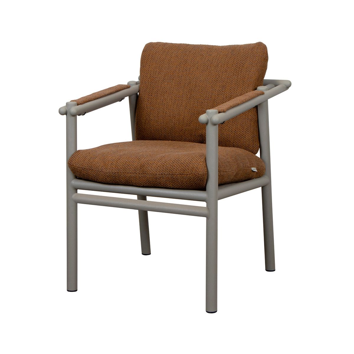 Sticks Chair, taupe aluminium fra Cane-line (Umber Brown, Cane-line Rise)