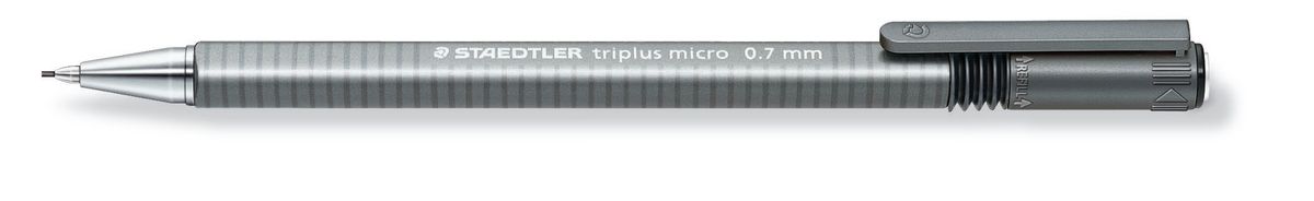 Stiftblyant Triplus Micro 0,7mm grå