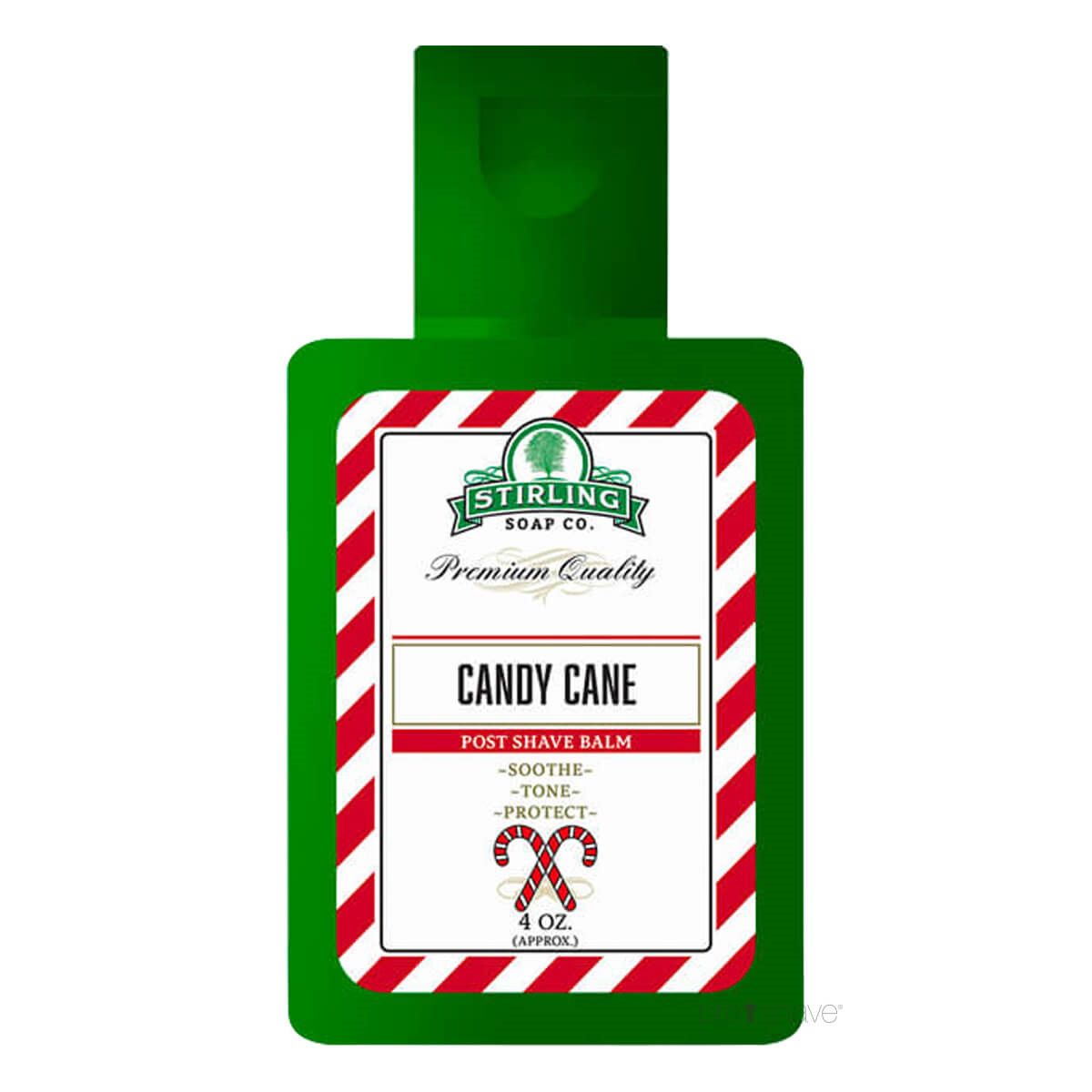 Stirling Soap Co. Aftershave Balm, Candy Cane, 118 ml.