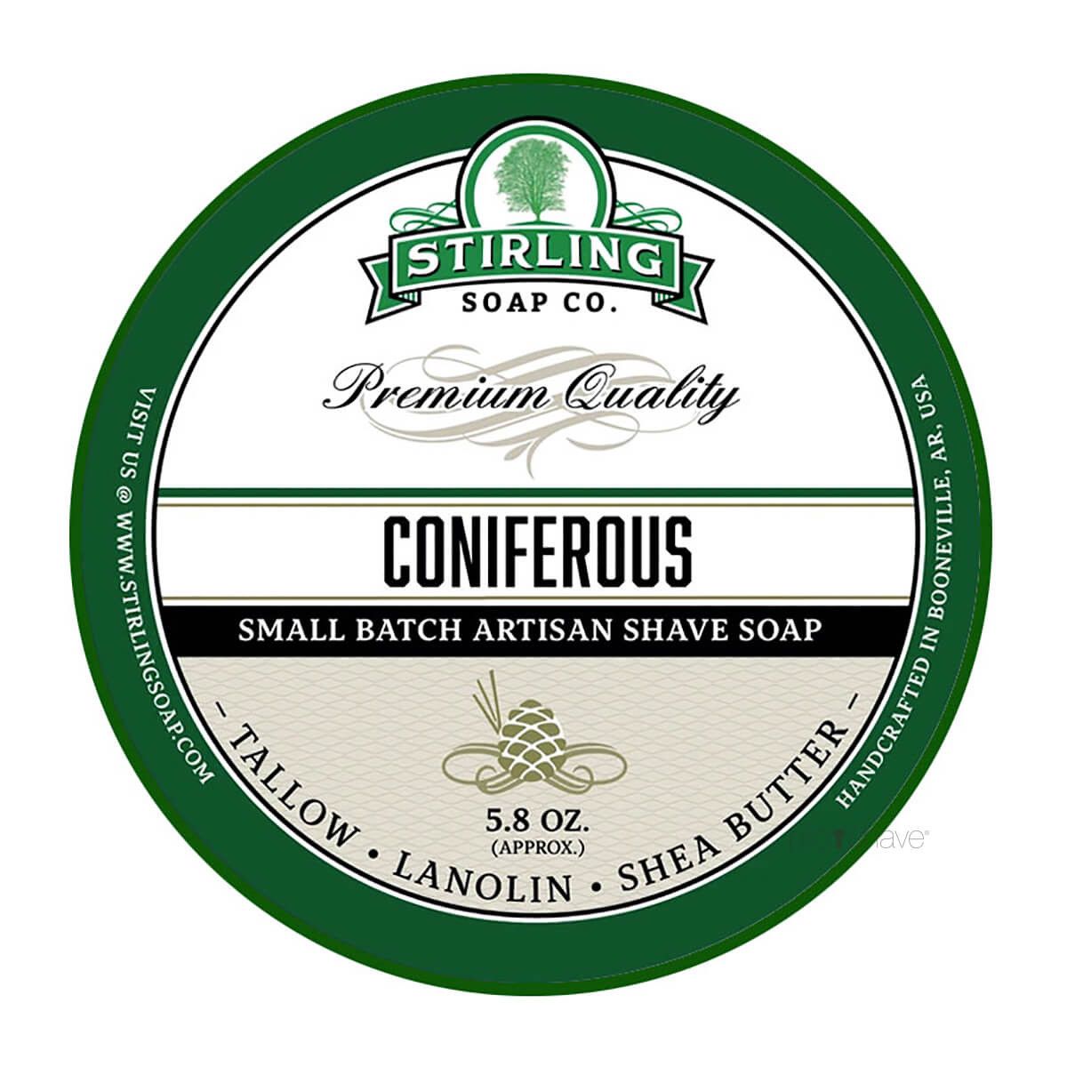 Stirling Soap Co. Barbersæbe, Coniferous, 170 ml.