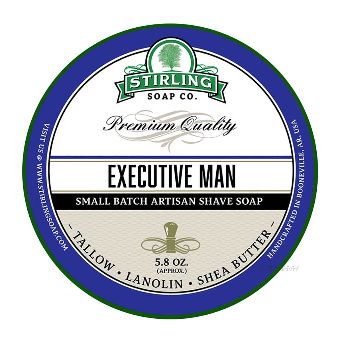 Stirling Soap Co. Barbersæbe, Executive Man, 170 ml.