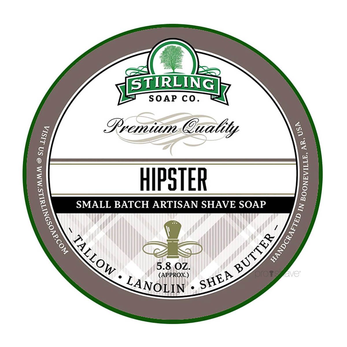 Stirling Soap Co. Barbersæbe, Hipster, 170 ml.