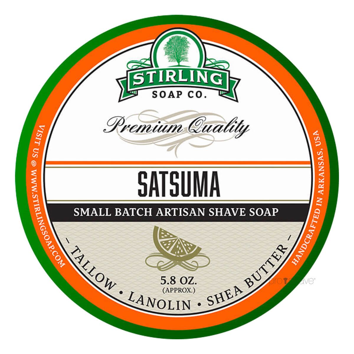 Stirling Soap Co. Barbersæbe, Satsuma, 170 ml.