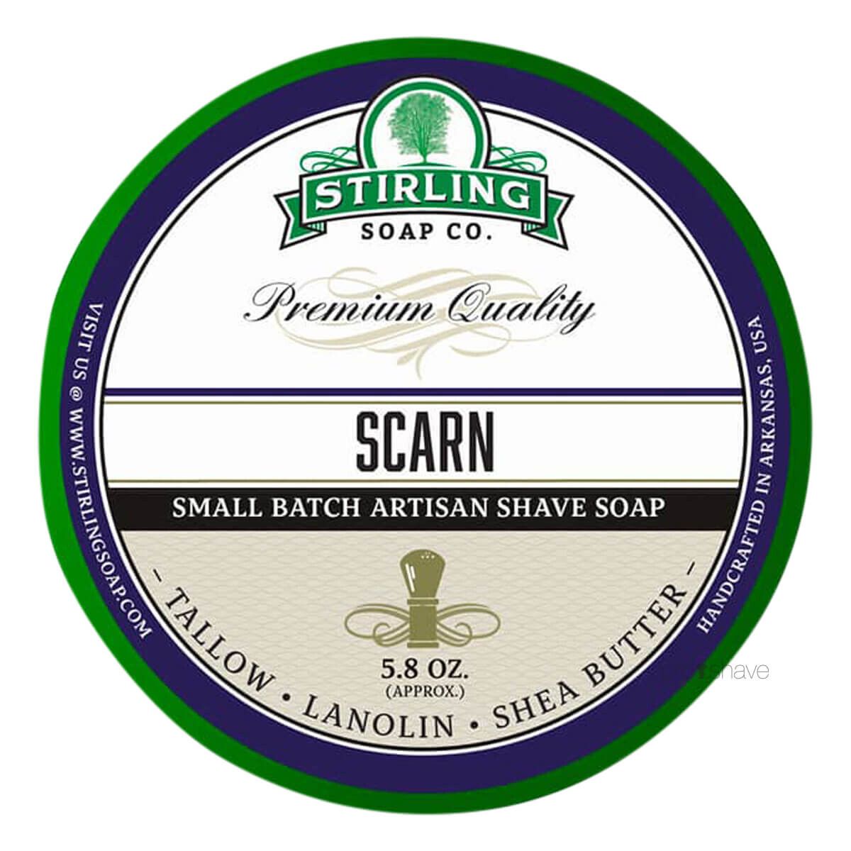 Stirling Soap Co. Barbersæbe, Scarn, 170 ml.