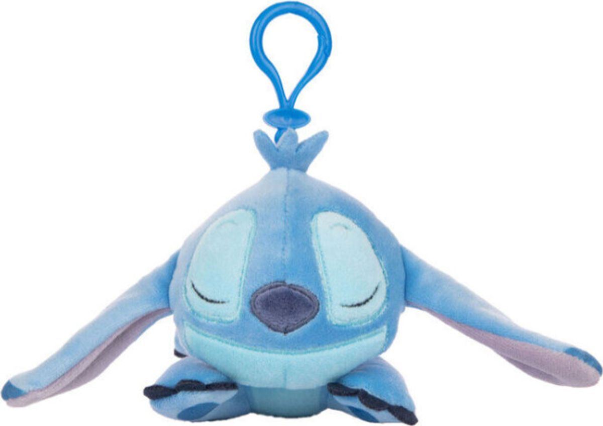 Stitch Bamse Med Klips - Disney Snuglet