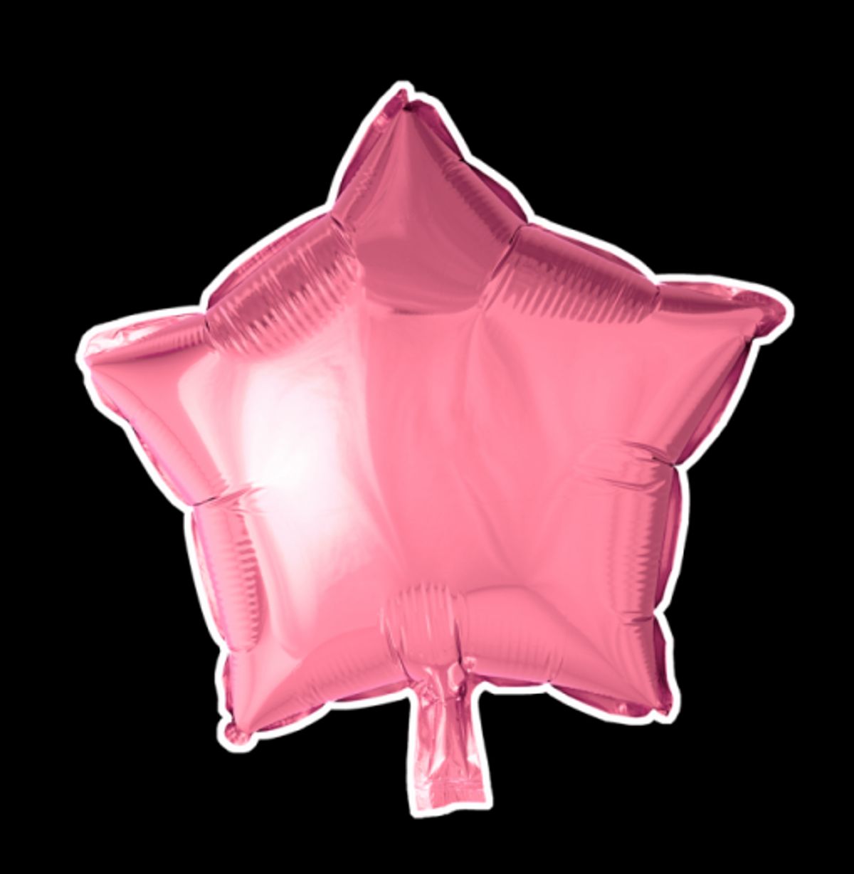 Stjerne 18" - Folieballon Pink - Folieballoner