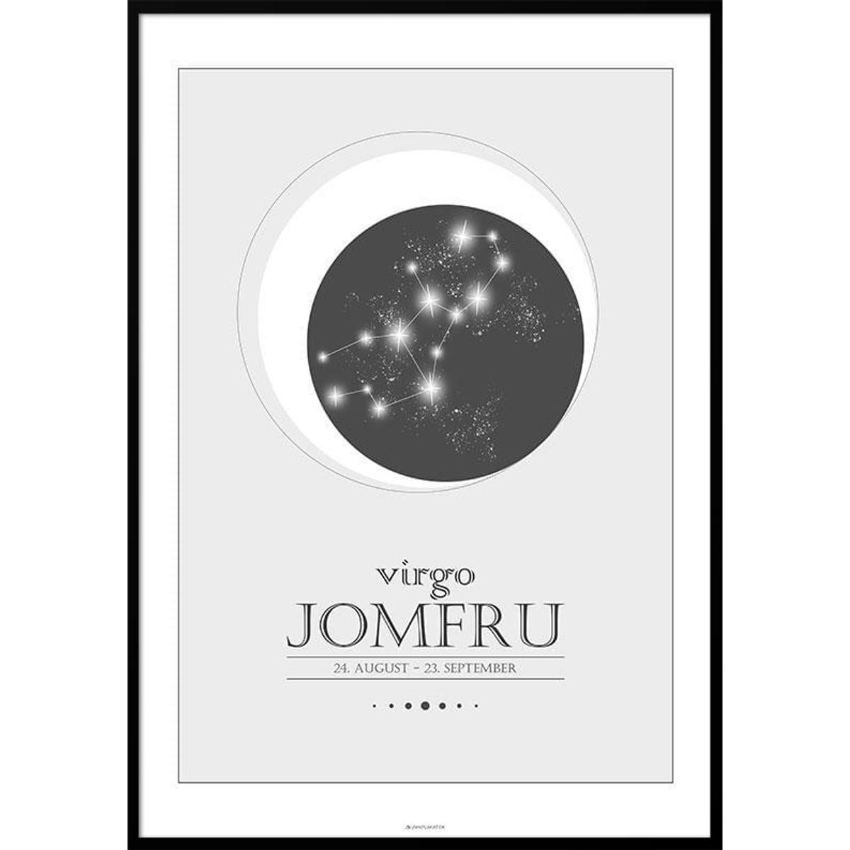 Stjernetegnplakat jomfru